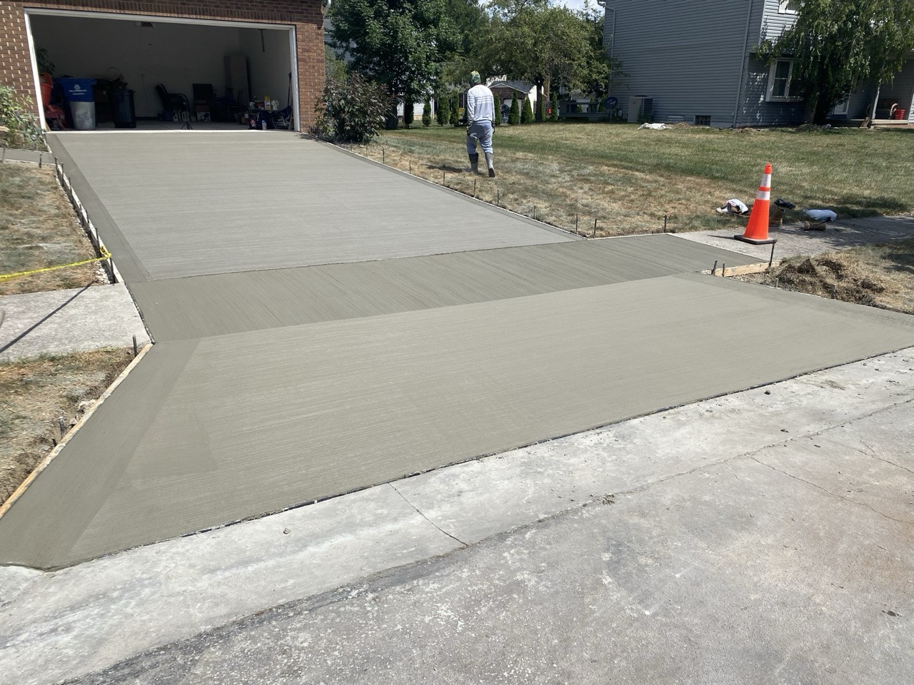 Driveway Replacement in Westerville, OH by O's Concrete